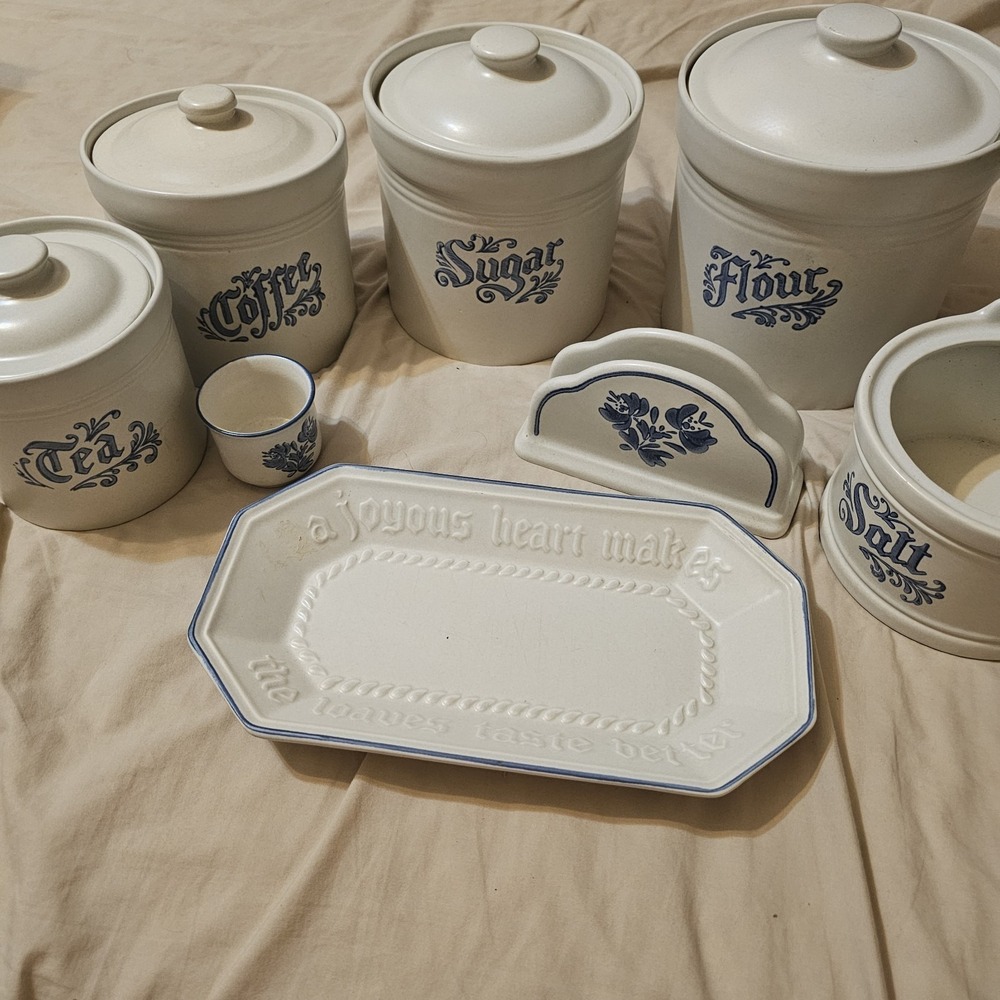 pfaltzgraff yorktowne canister set 12 pc. Vintage Country Kitchen